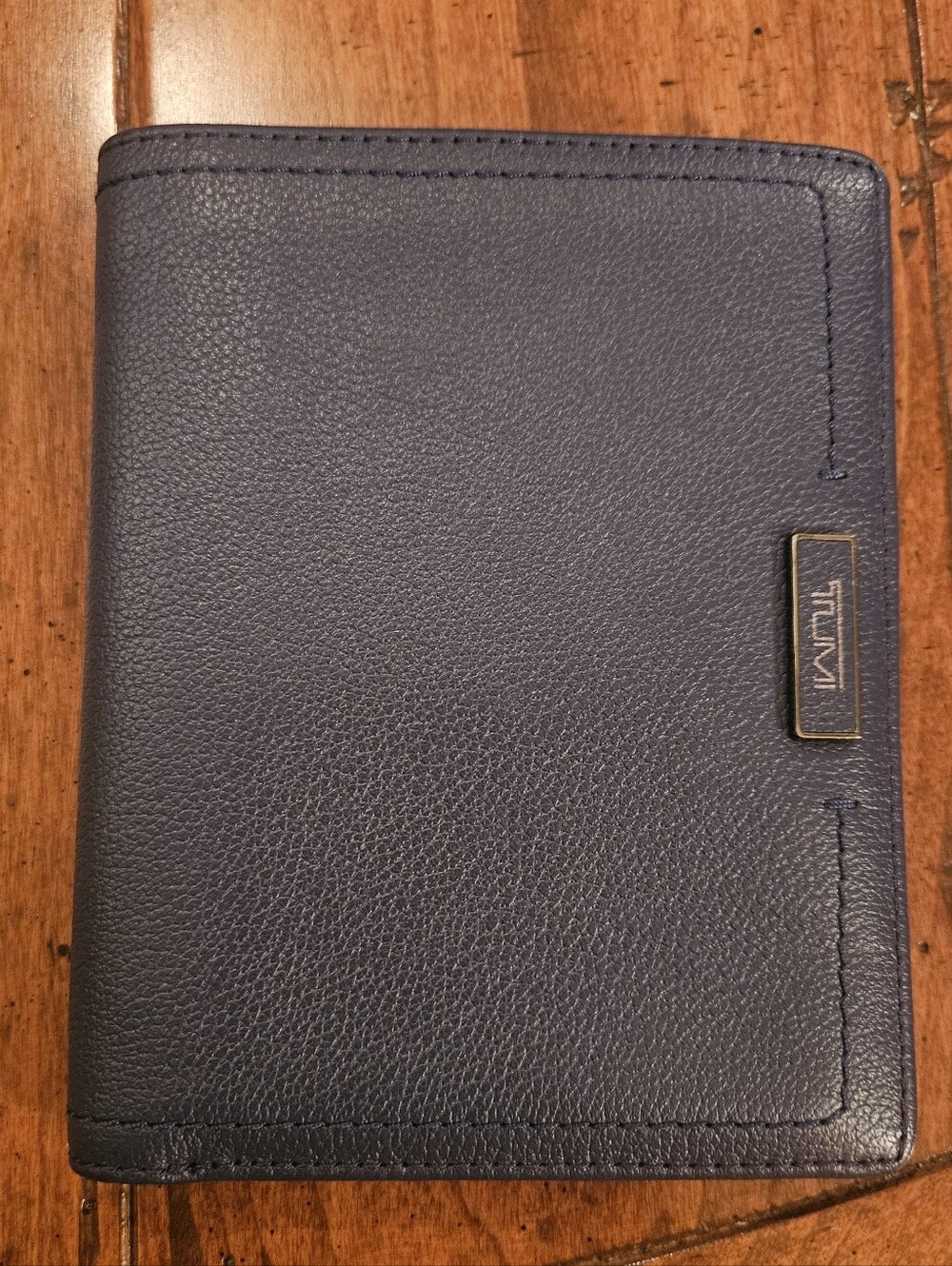 Tumi Travel Passport Wallet in Navy Blue